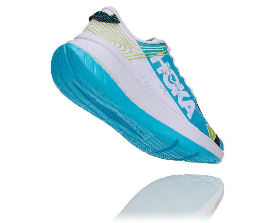 Chaussure Running Hoka One One Ironman Kona Carbon X Homme - Bleu/Blanche - WXM-741036